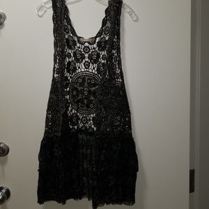 Vintage black vest
